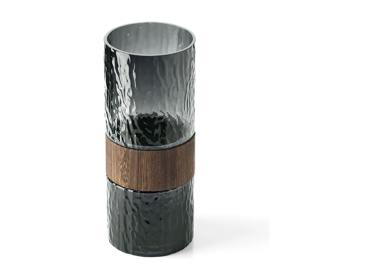 Le Vase Wood You Be Mine – Gris Foncé – L