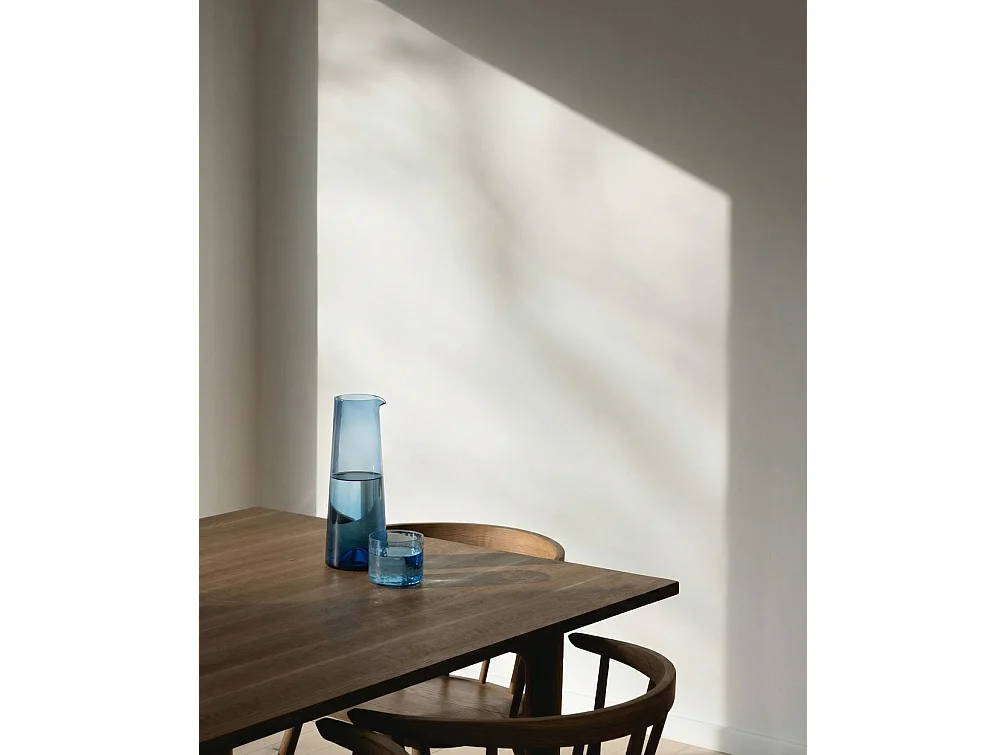 De Azure Gehamerde Lage Tumbler – Blauw