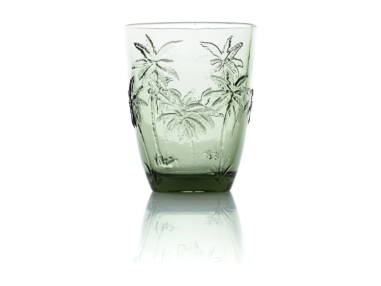 Het Palm Breeze Waterglas - Groen