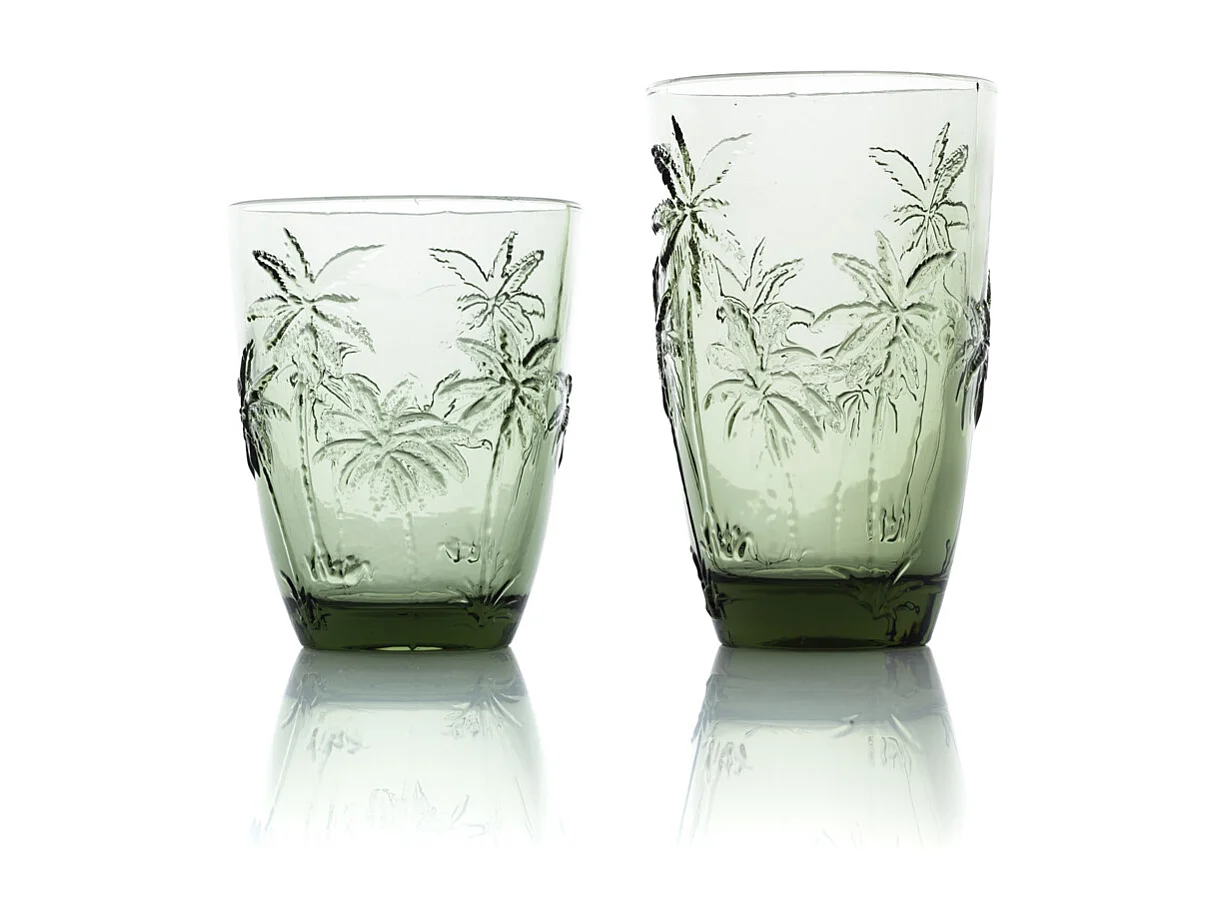Le Verre à Eau Palm Breeze - Vert