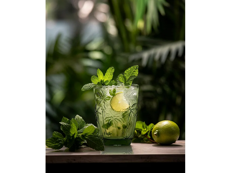 Le Verre à Eau Palm Breeze - Vert