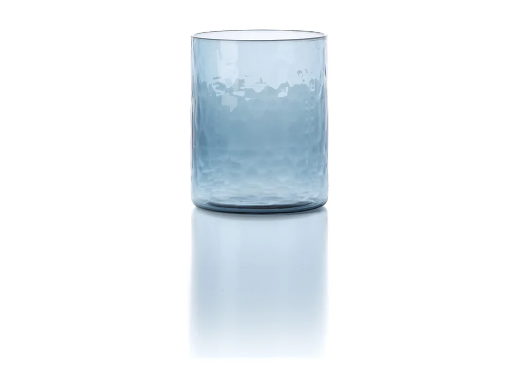 De Azure Gehamerde Hoge Tumbler – Blauw