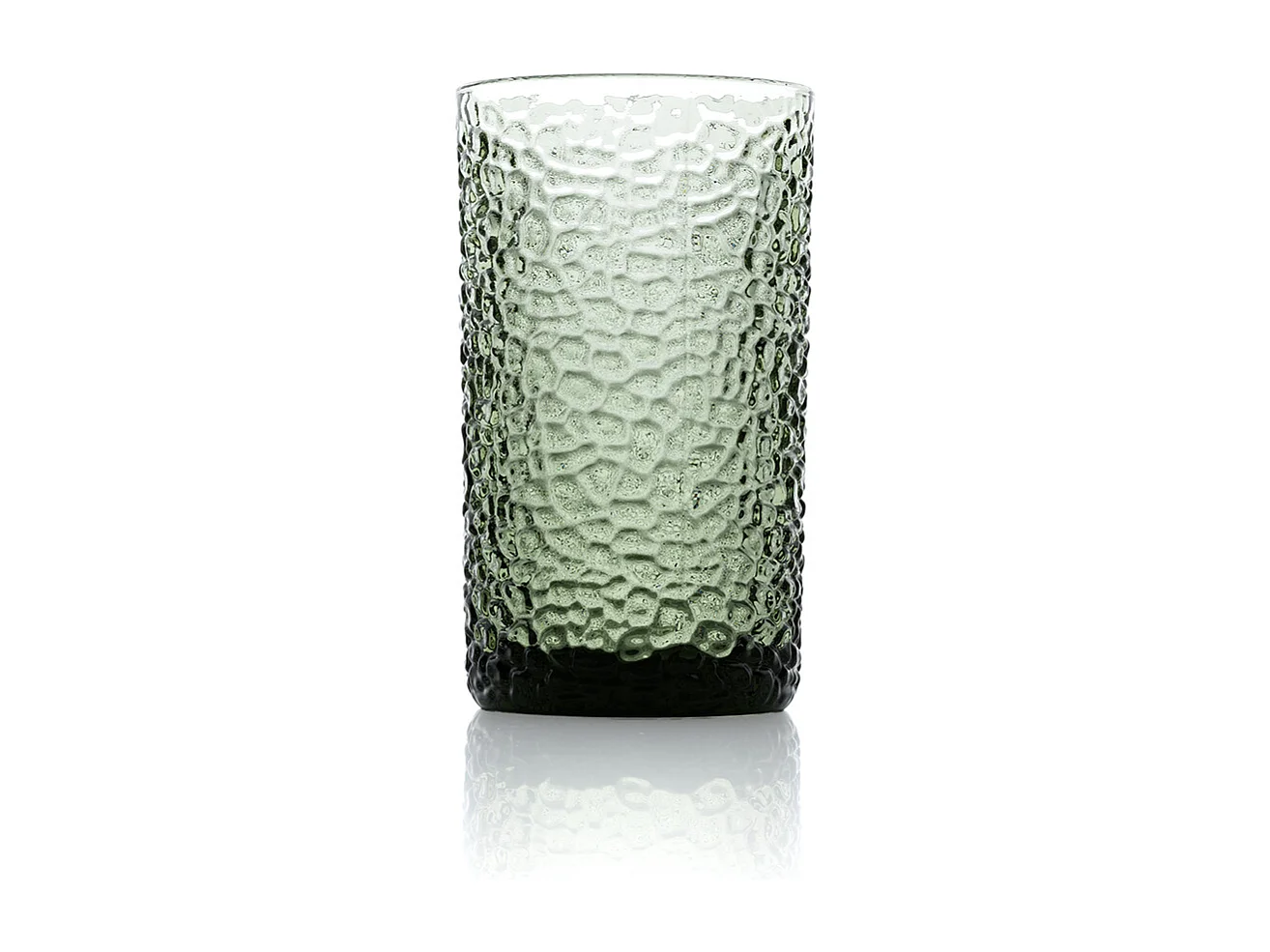 Het Green Pebble Highball Glas - Groen