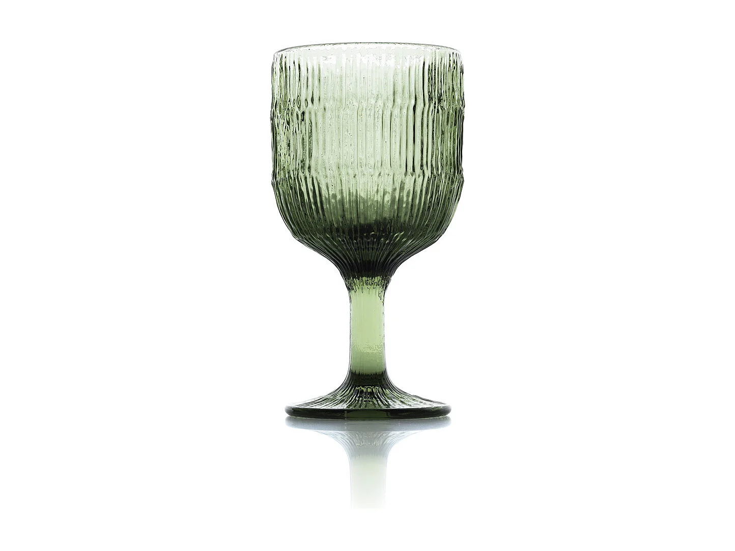 Het Moss Ripple Wijnglas - Groen