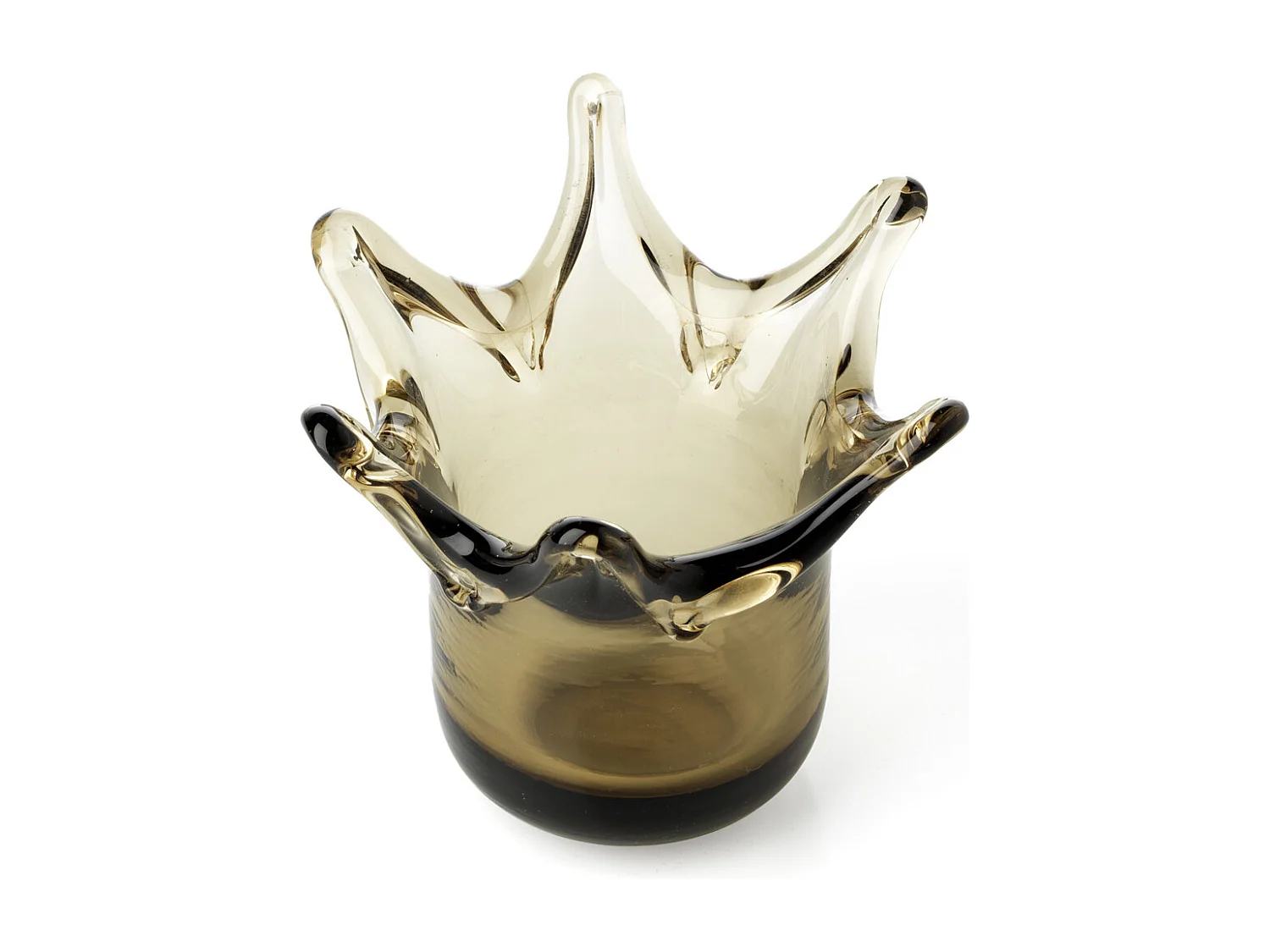 Il Portacandele Crown - Fumé