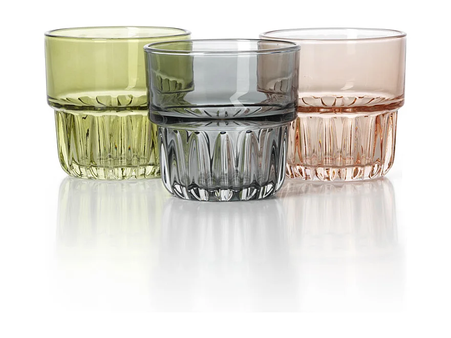 Le Gobelet Faceted - Gris Fumé