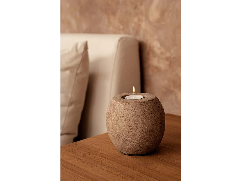 El Portavelas Cavestone - Marrón