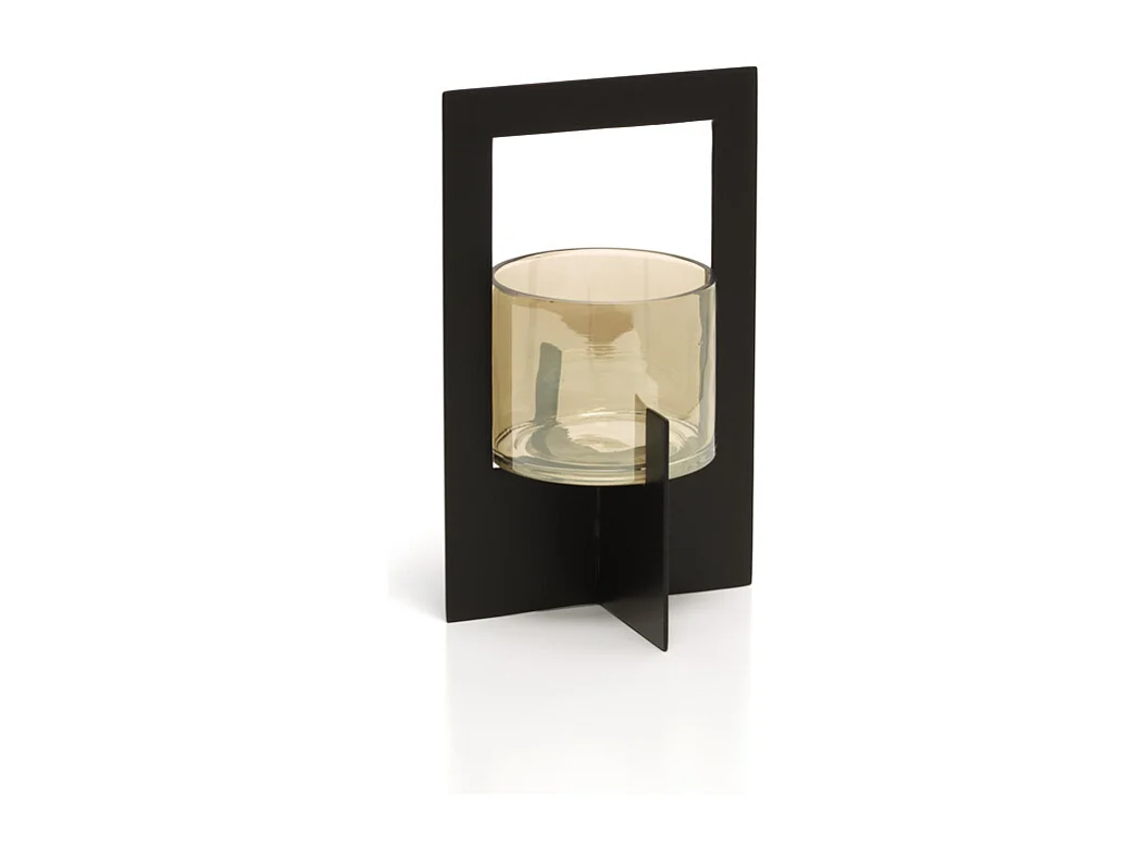 De Hurricane Framed Kandelaar - Zwart - L