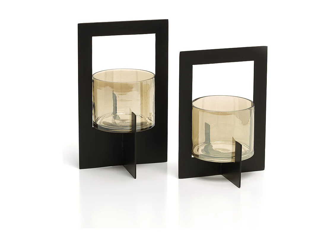 De Hurricane Framed Kandelaar - Zwart - L