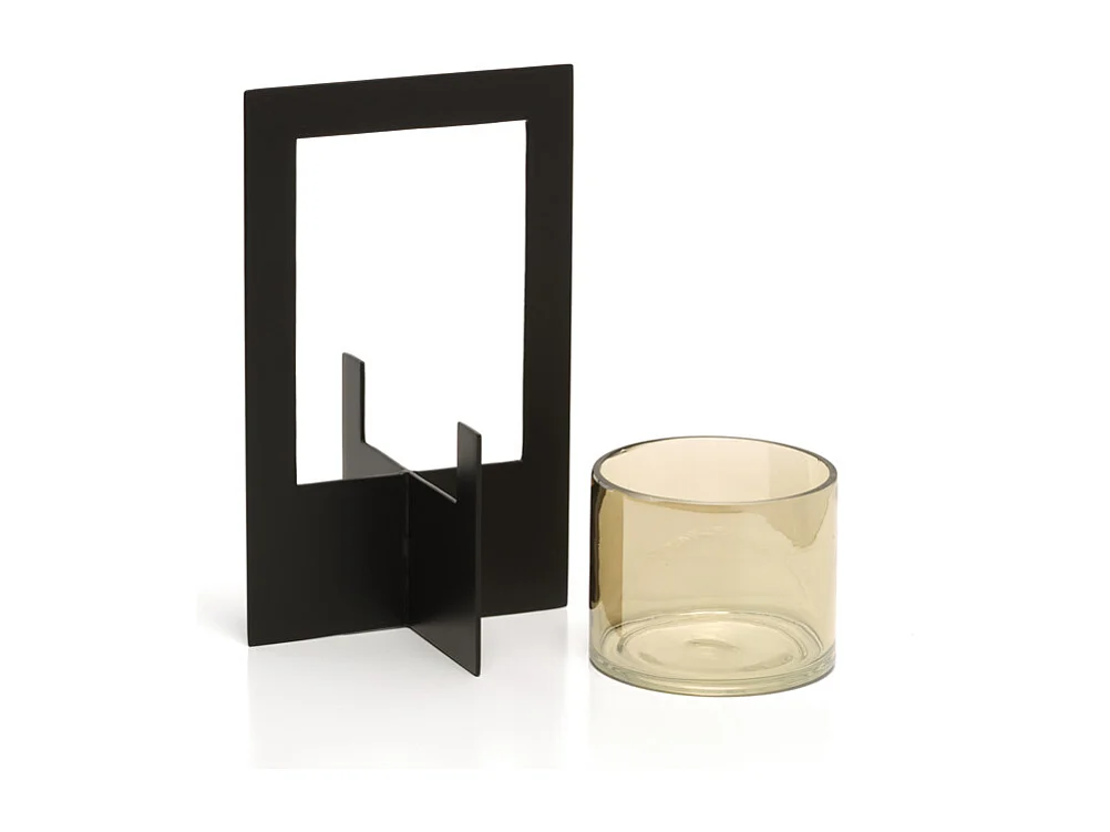 Le Photophore Hurricane Framed - Noir - L