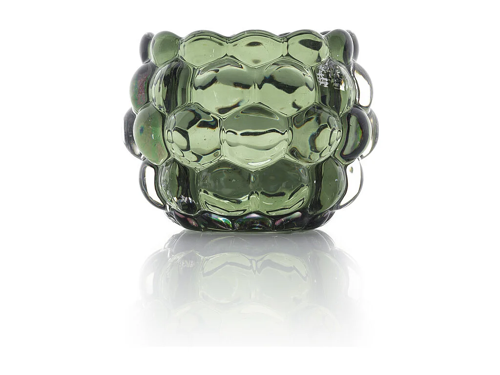 De Bubble Glow Kaarshouder - Groen