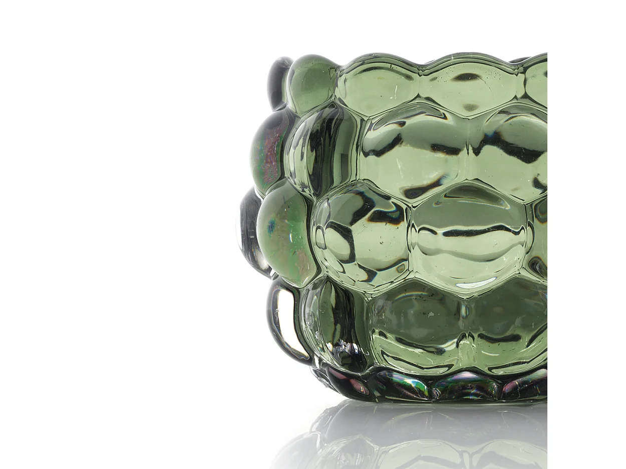 De Bubble Glow Kaarshouder - Groen