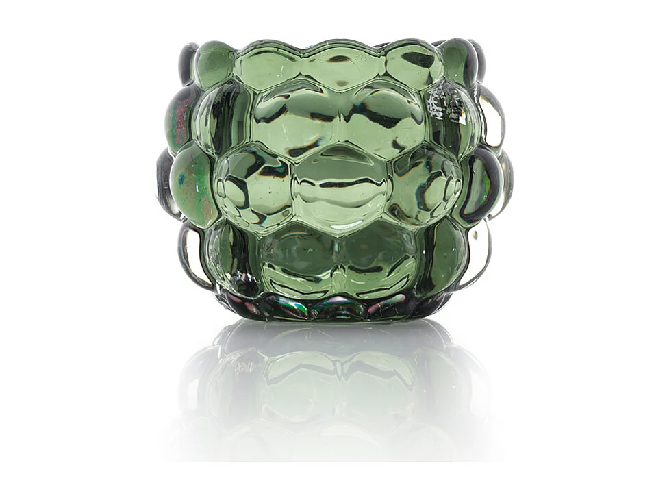 De Bubble Glow Kaarshouder - Groen