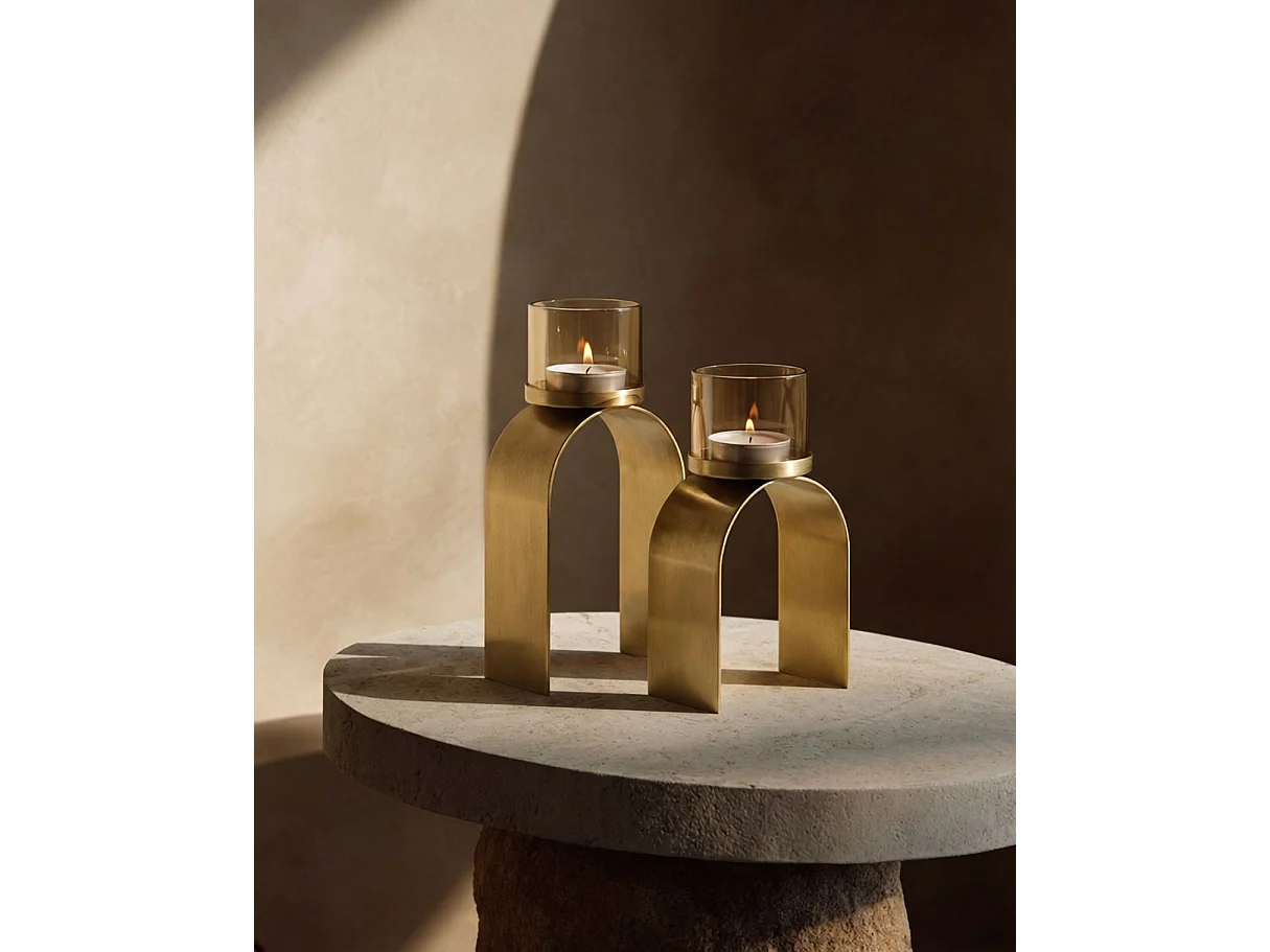 Le Bougeoir Chauffe-plat Bow Glow - Or - SET/2