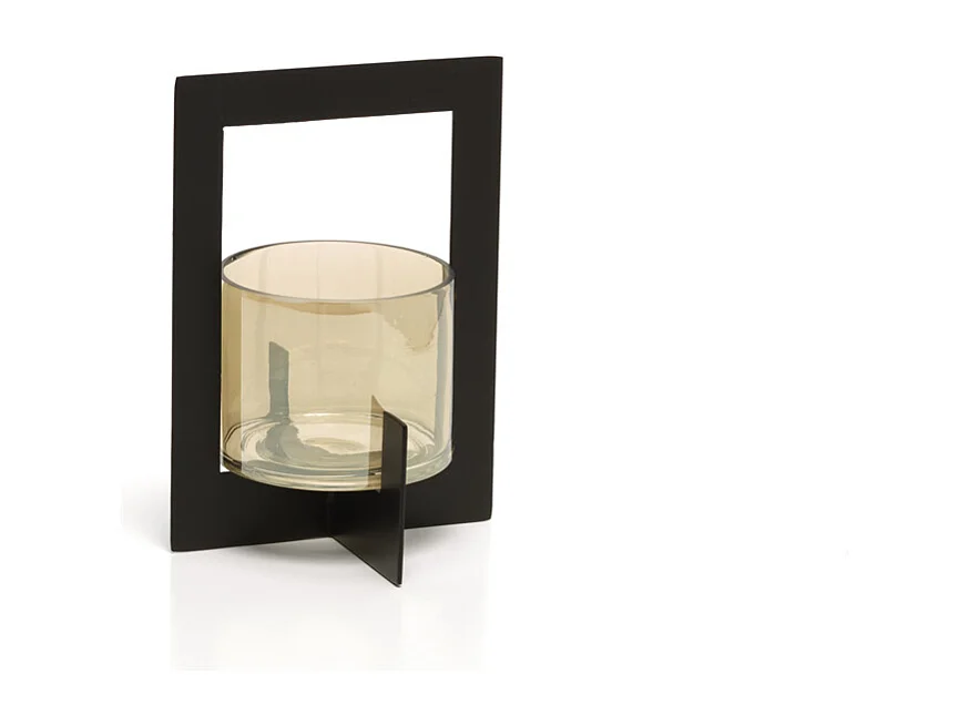 De Hurricane Framed Kandelaar - Zwart - M