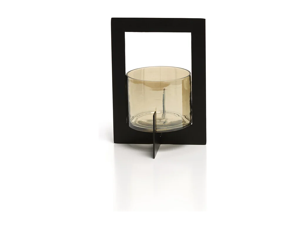 De Hurricane Framed Kandelaar - Zwart - M