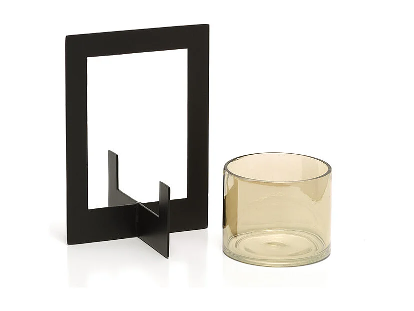 De Hurricane Framed Kandelaar - Zwart - M