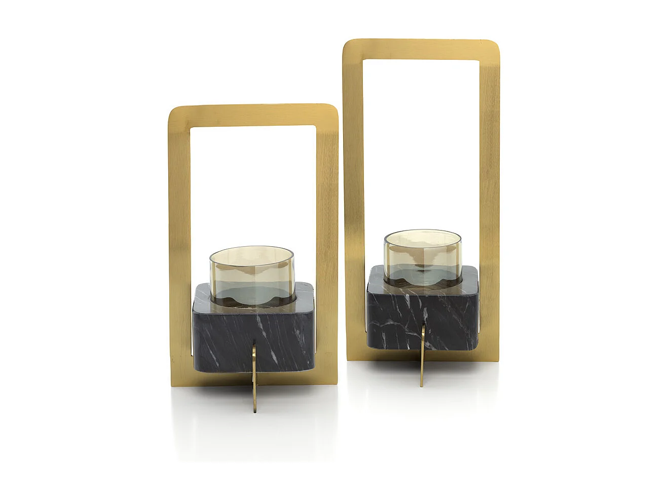 De Marbre d’Or Kandelaar - Goud Zwart - M