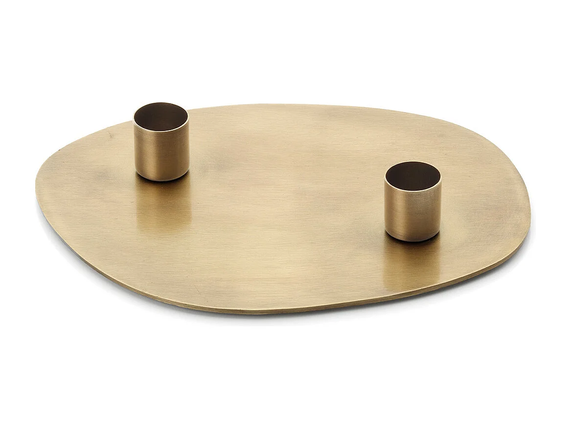 De Glowpad  Kaarsenhouder - Goud - M