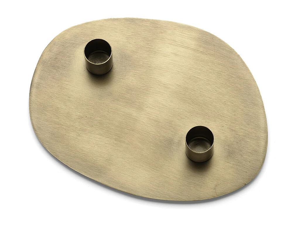 De Glowpad  Kaarsenhouder - Goud - M