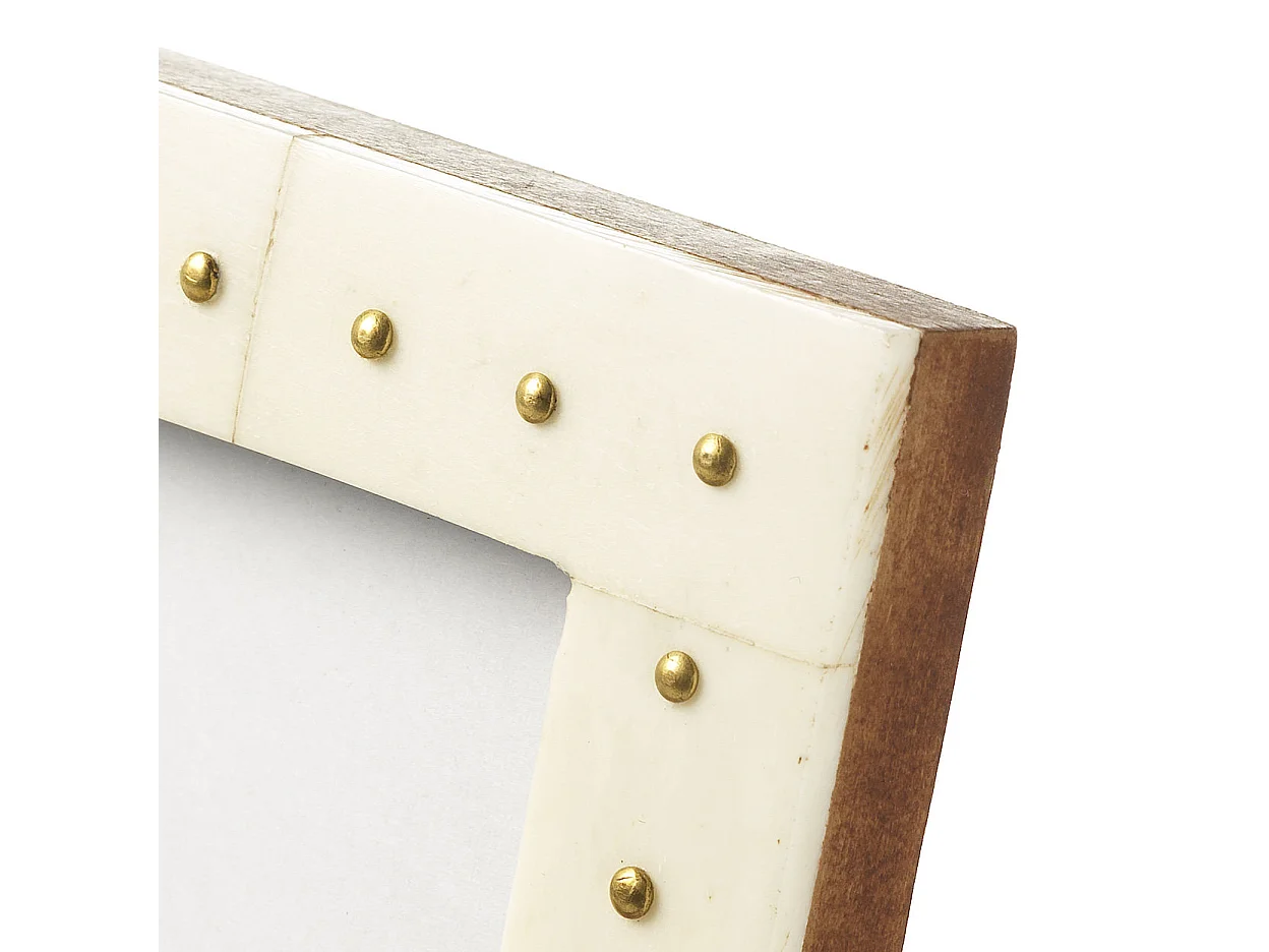 Der Boho Dot Rahmen - Creme - 10x15