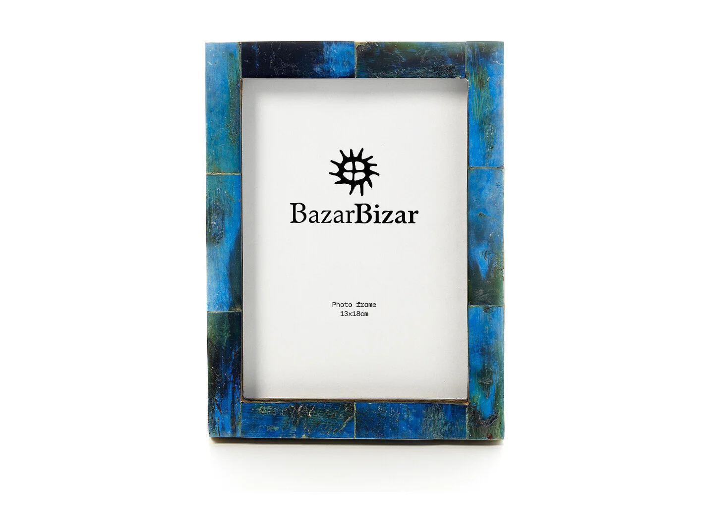 Het Azure Patchwork Frame - Turquoise - 13x18