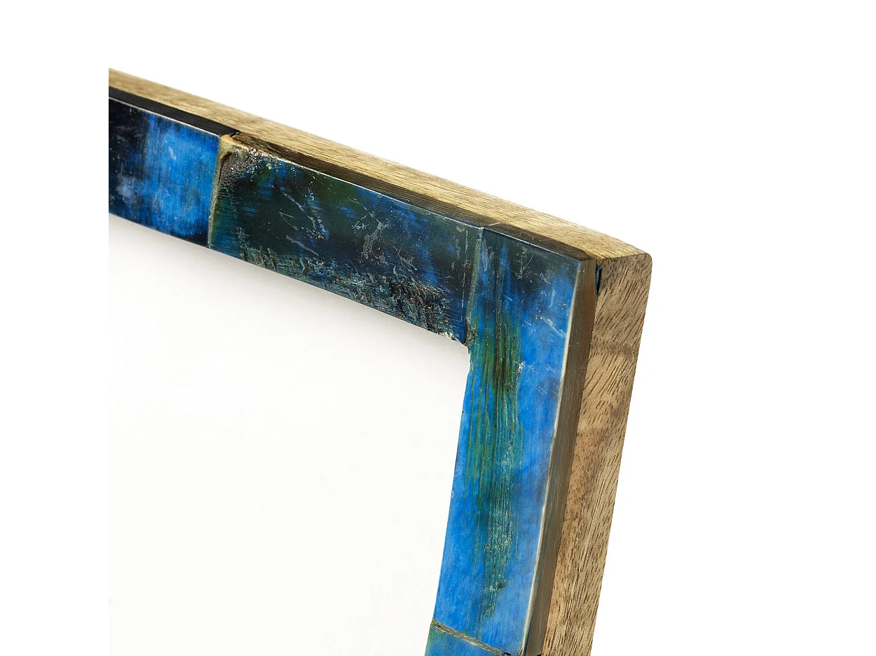 Het Azure Patchwork Frame - Turquoise - 13x18