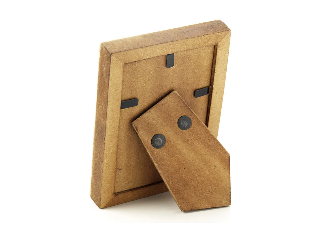 Der Diamond Cut Rahmen - Weiß Braun - 5x7