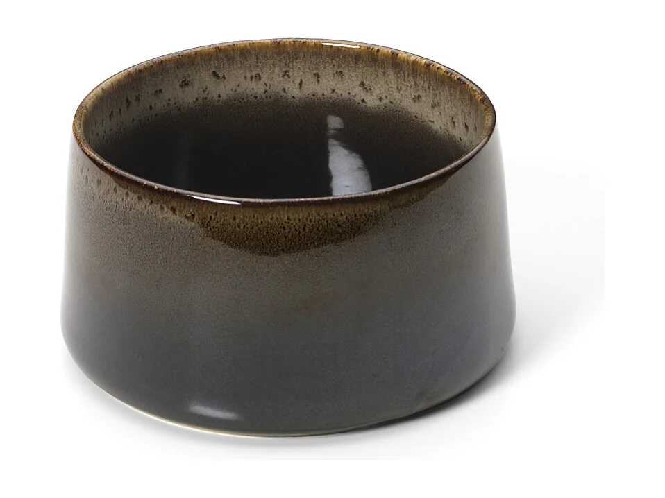 Die Kyoto Schale - Dunkelbraune Keramik - L