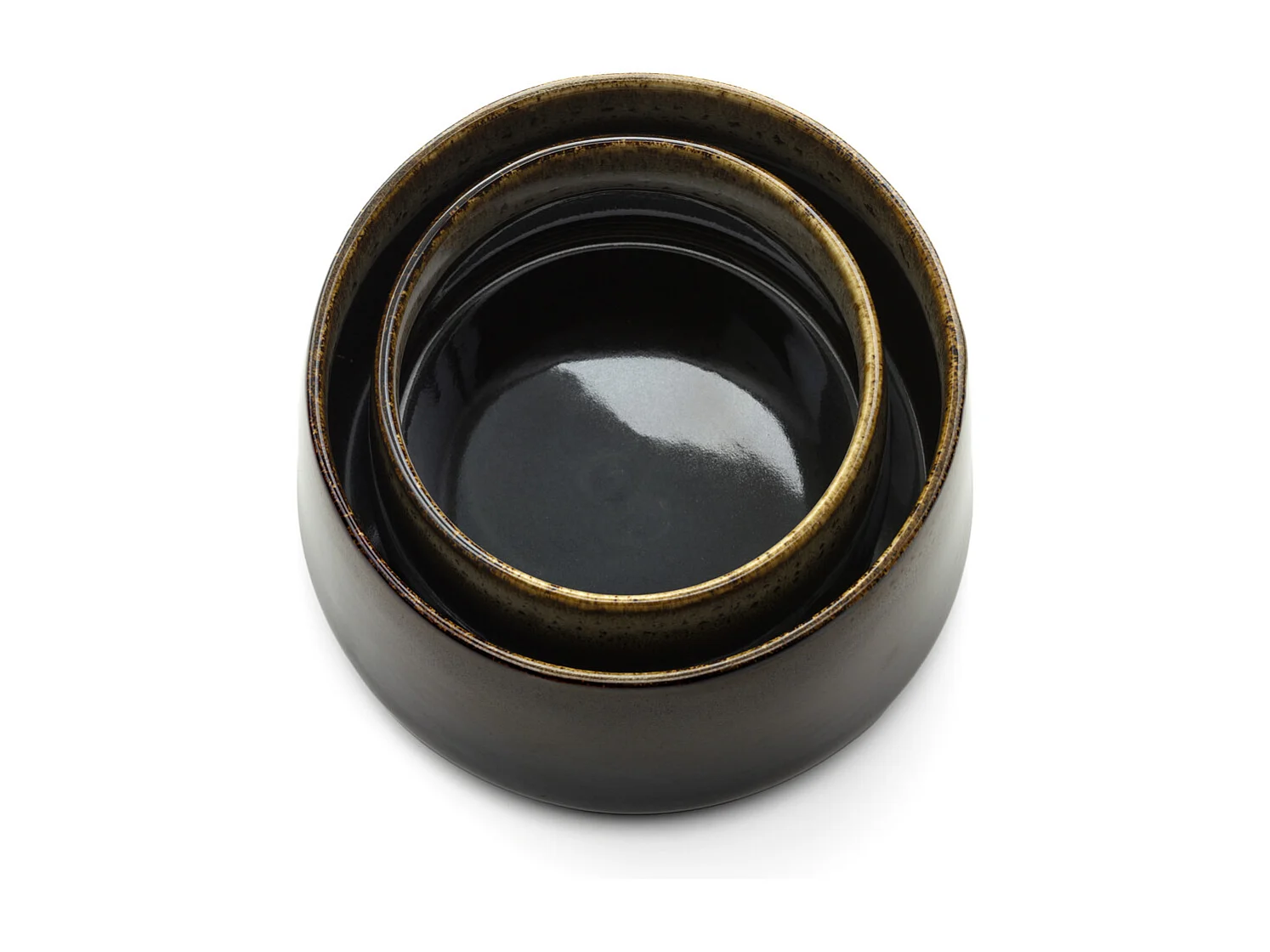 De Kyoto Kom - Donkerbruin Keramiek - L