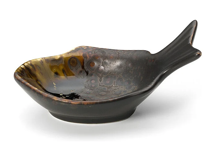 Die Merapi Fischförmige Schüssel - Braun - S
