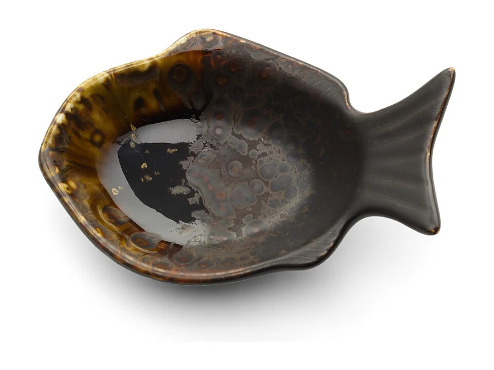 Le Bol En Forme De Poisson Merapi - Brun - S