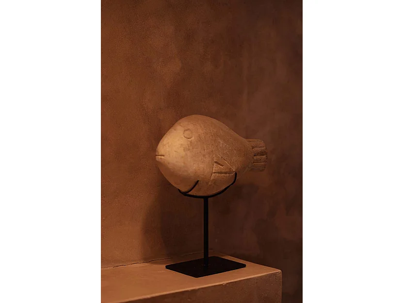 Le Fish Pierre Sur Support - S