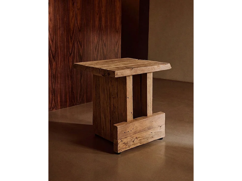 The Suku Block Stool - Natural