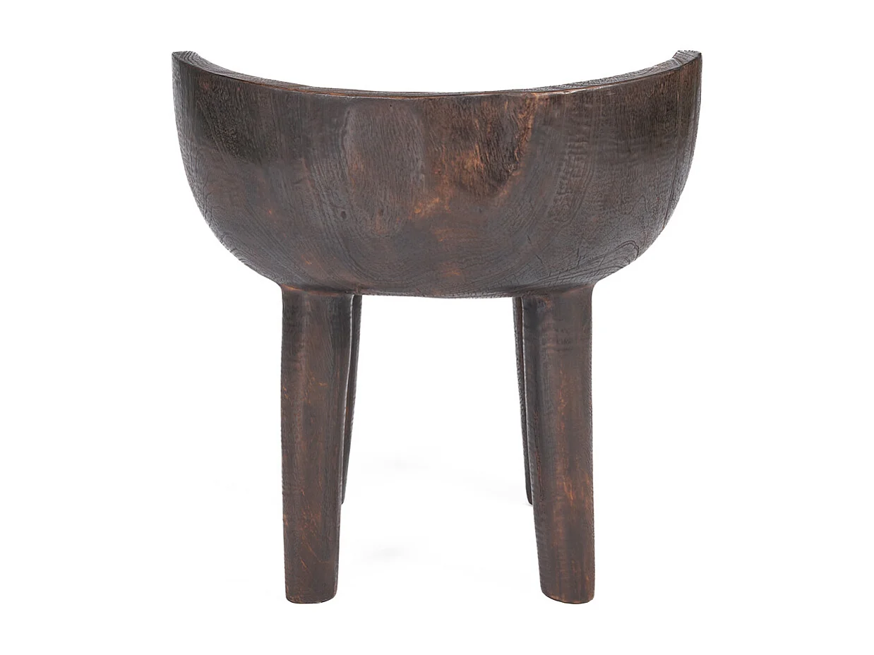 The Sit Happens Low Chair - Dark Walnut