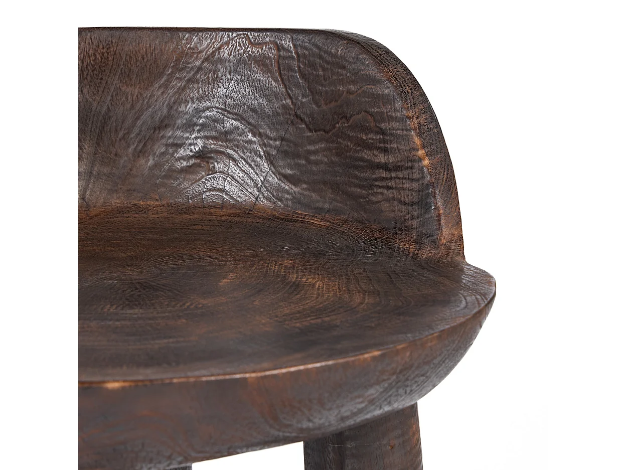 The Sit Happens Low Chair - Dark Walnut