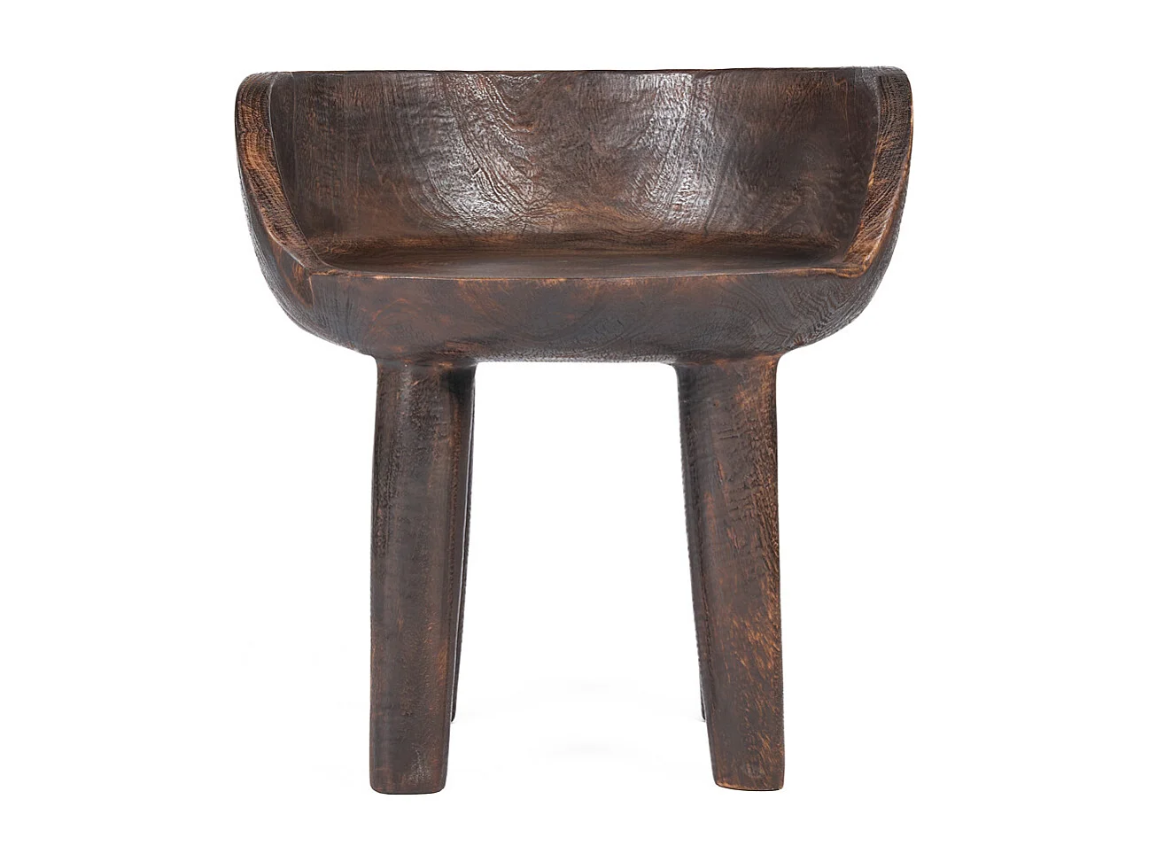 The Sit Happens Low Chair - Dark Walnut