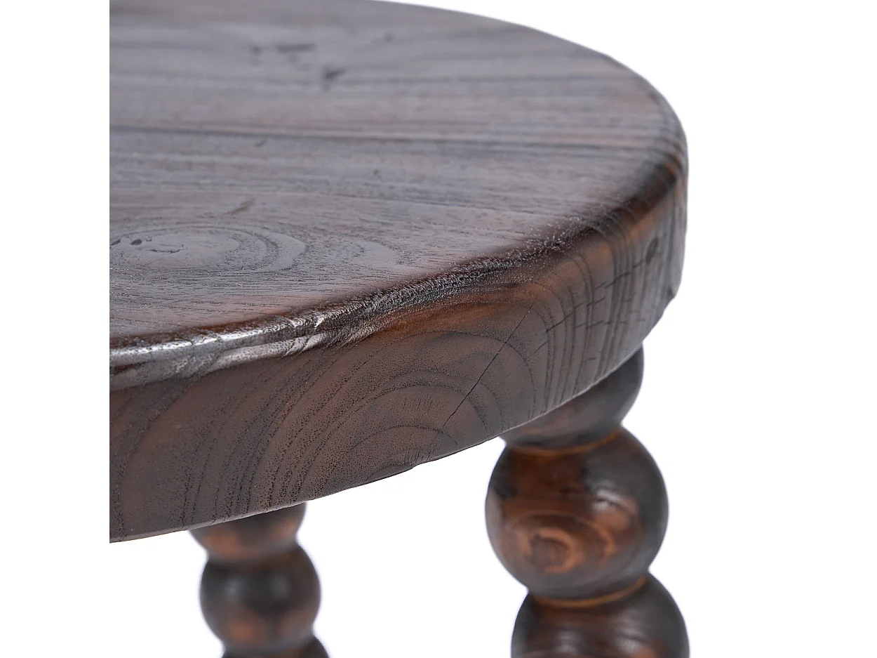 Der Dango Hocker - Dunkles Walnuss