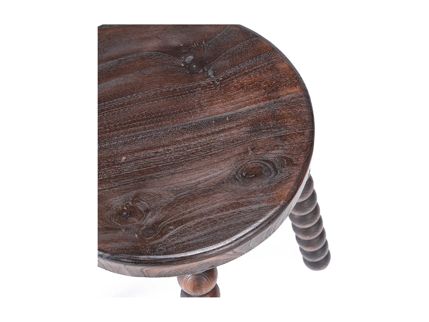 Der Dango Hocker - Dunkles Walnuss