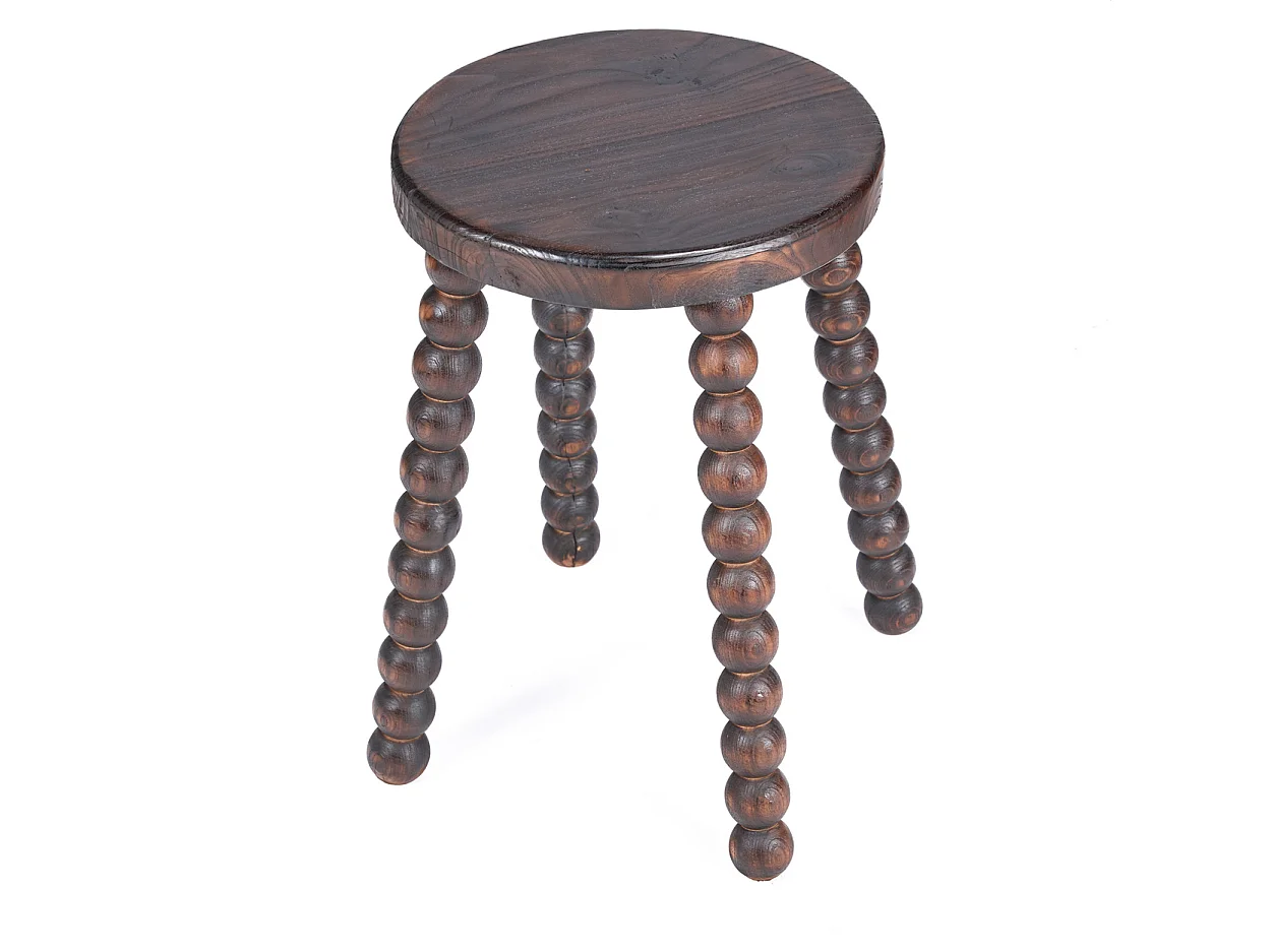 Der Dango Hocker - Dunkles Walnuss