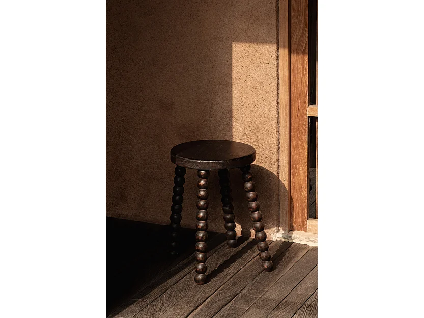The Dango Stool - Dark Walnut