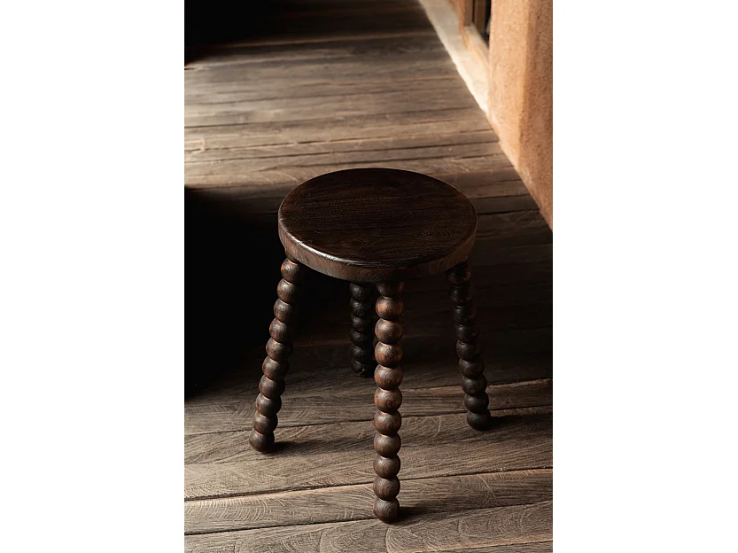 The Dango Stool - Dark Walnut