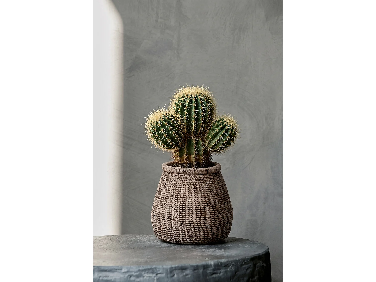 The Faux-Puff Planter - Brown - M