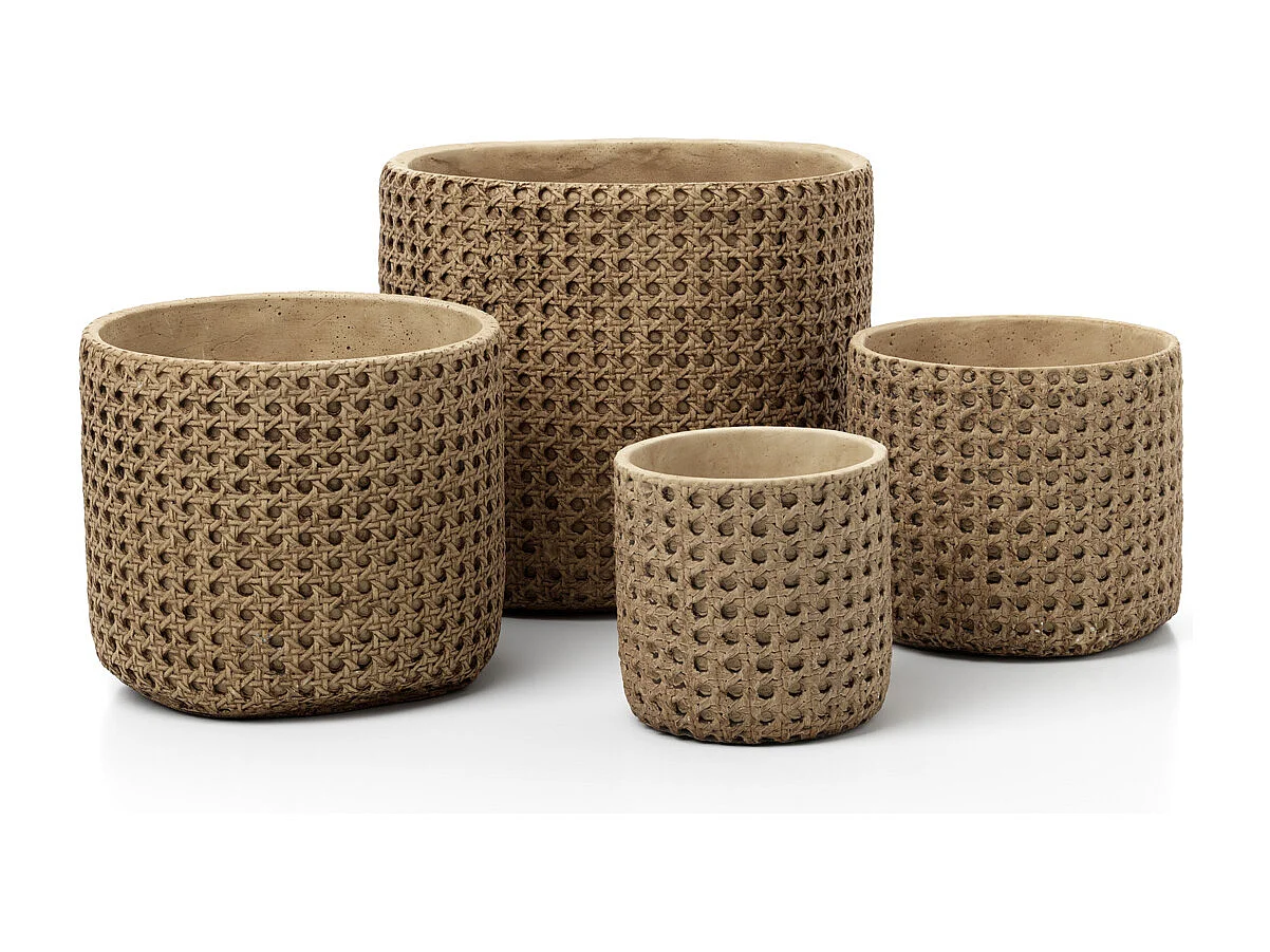 De RattanRock Plantenbak - Natuurlijk - S