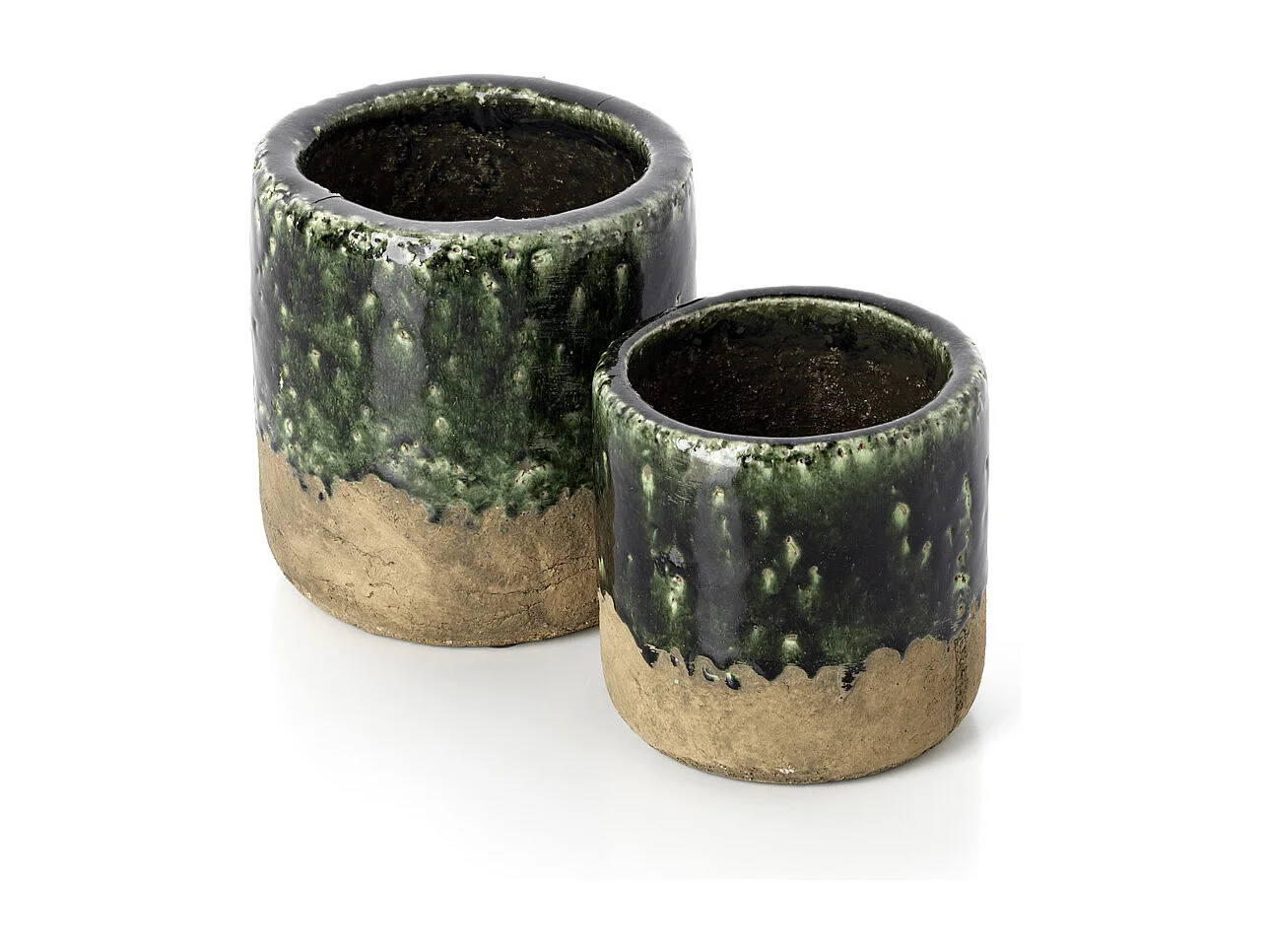 De Moss Plantenpot - Beton Groen - S