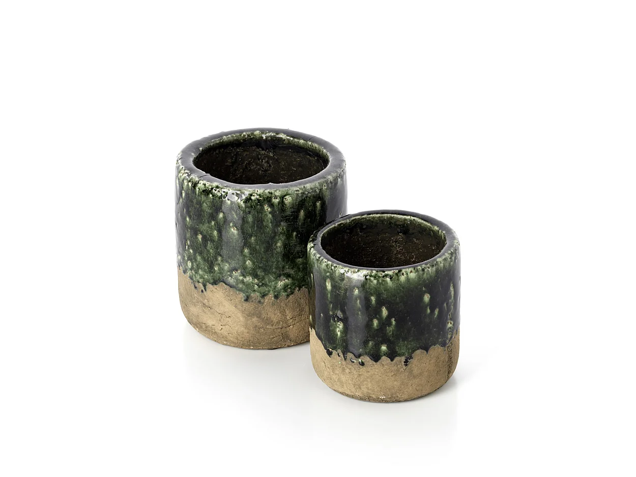The Moss Planter -  Concrete Green - S