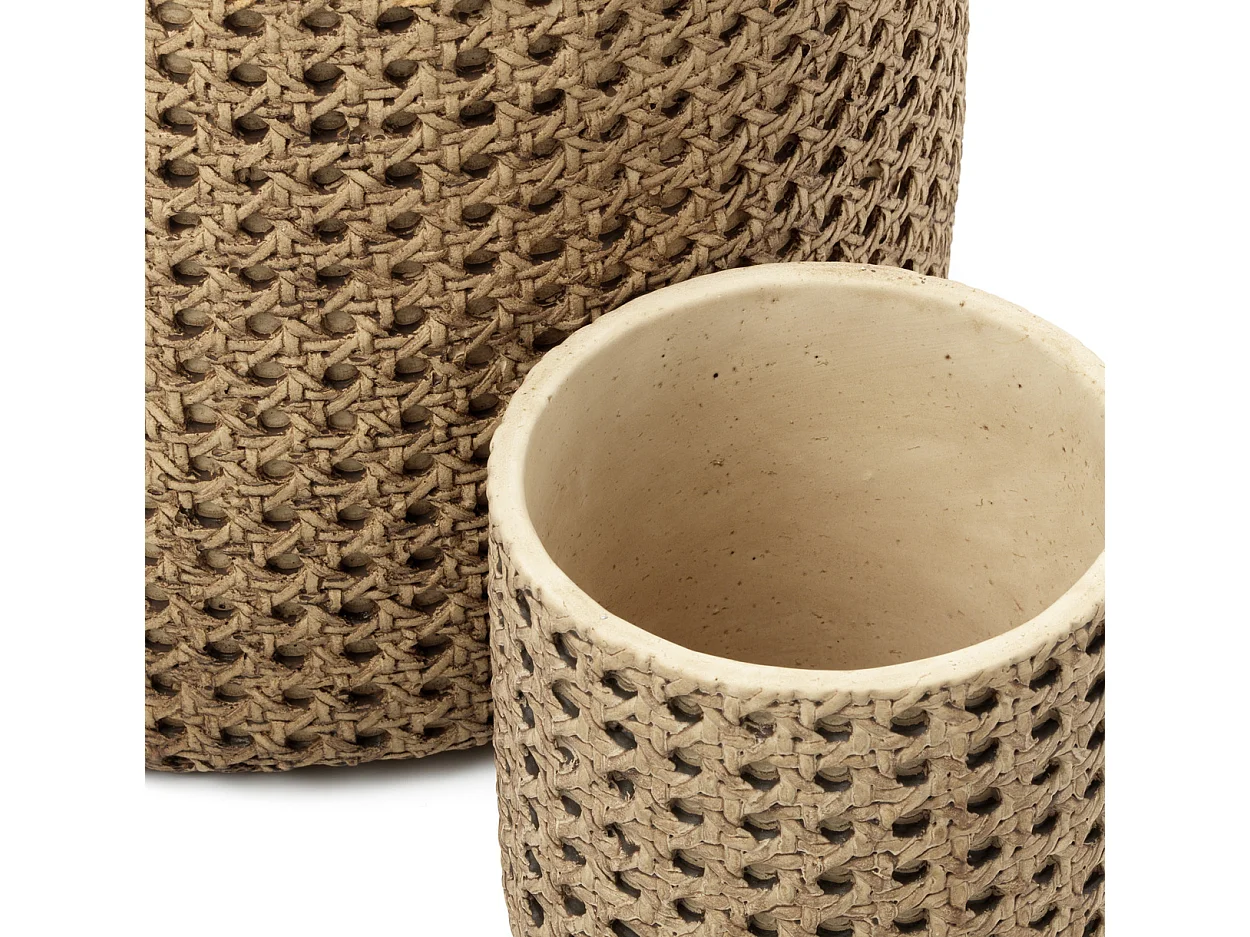 De RattanRock Plantenbak - Natuurlijk - L