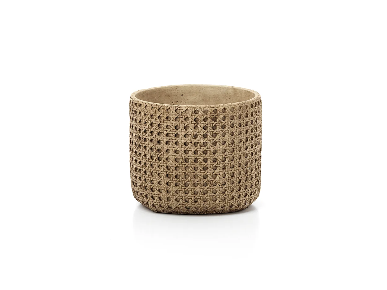The RattanRock Planter - Natural - L