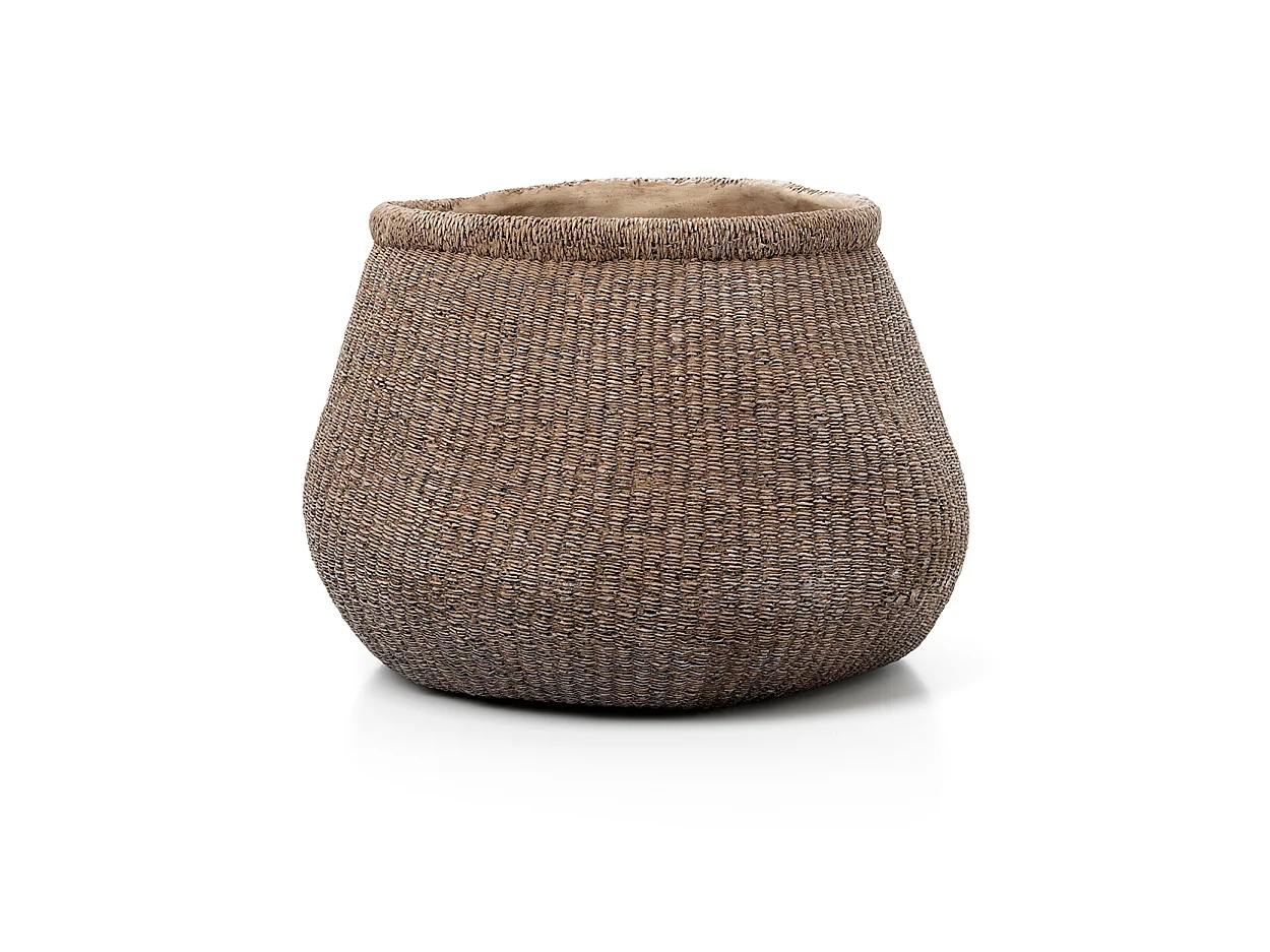 The Faux-Puff Planter - Brown - XL