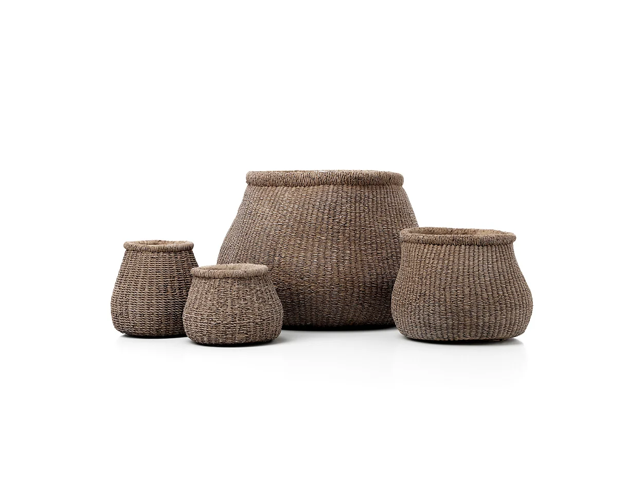 The Faux-Puff Planter - Brown - XL
